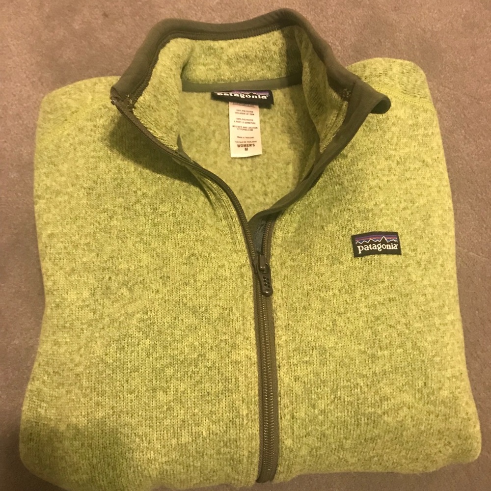 Women’s Green Patagonia Jacket, Size M